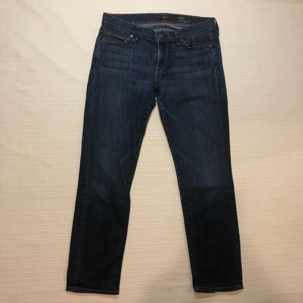 7 for all mankind slim straight jeans